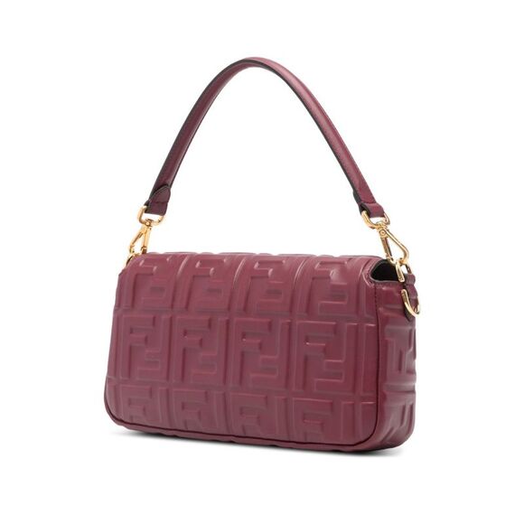 Fendi Women Baguette Leather Shoulder Bag - Picture 4 of 5